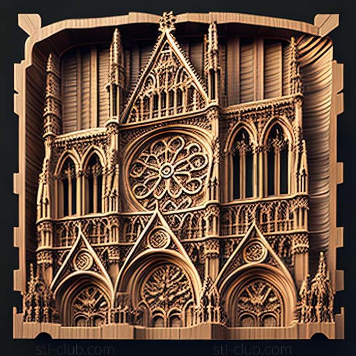 3D model notre dame (STL)